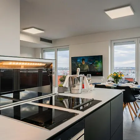 Daire Penthouse Letnanske Zahrady Prag